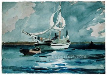 Balandra Nassau Realismo pintor marino Winslow Homer Pinturas al óleo